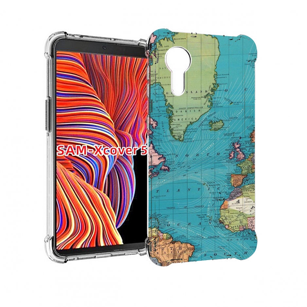 

Чехол MyPads старая карта земли для Samsung Galaxy Xcover 5, Прозрачный, Tocco