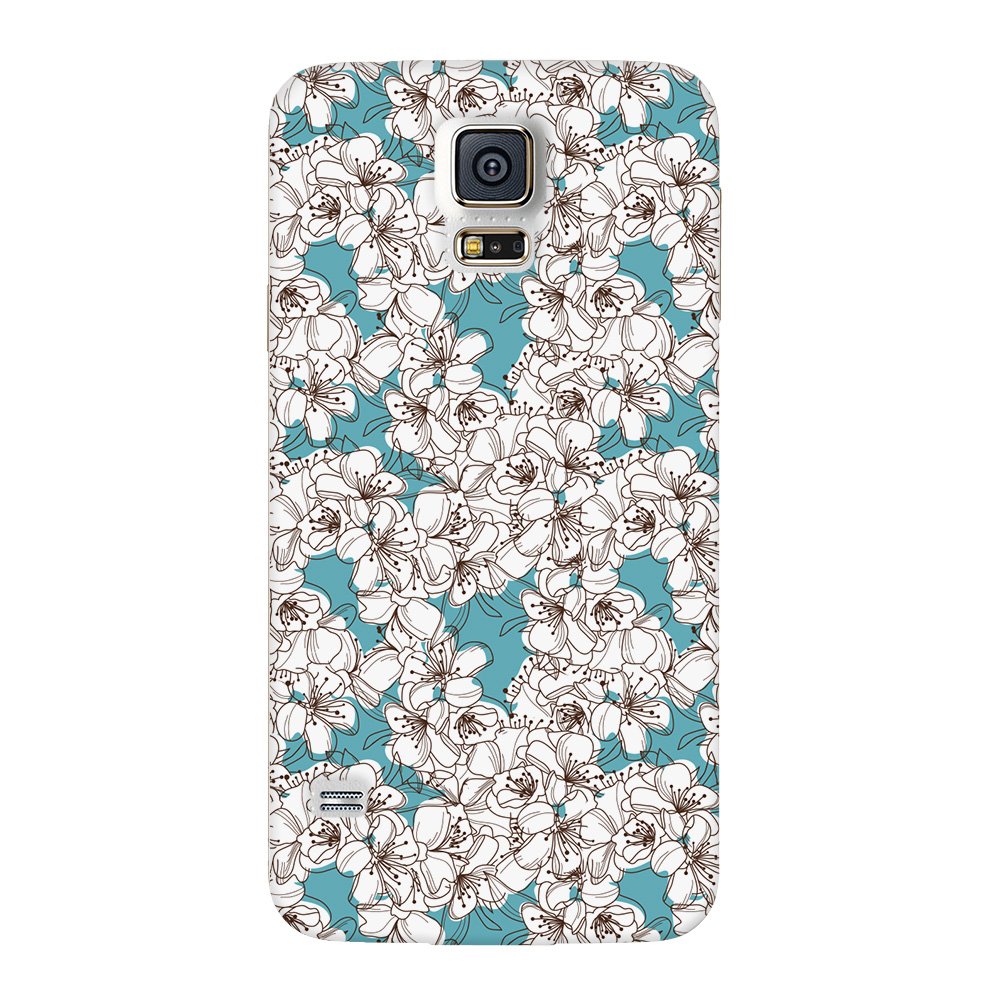 

Чехол Deppa Art Case Pastel белые цветы для Samsung Galaxy S5 + защитная пленка, Белый;голубой, Art Case
