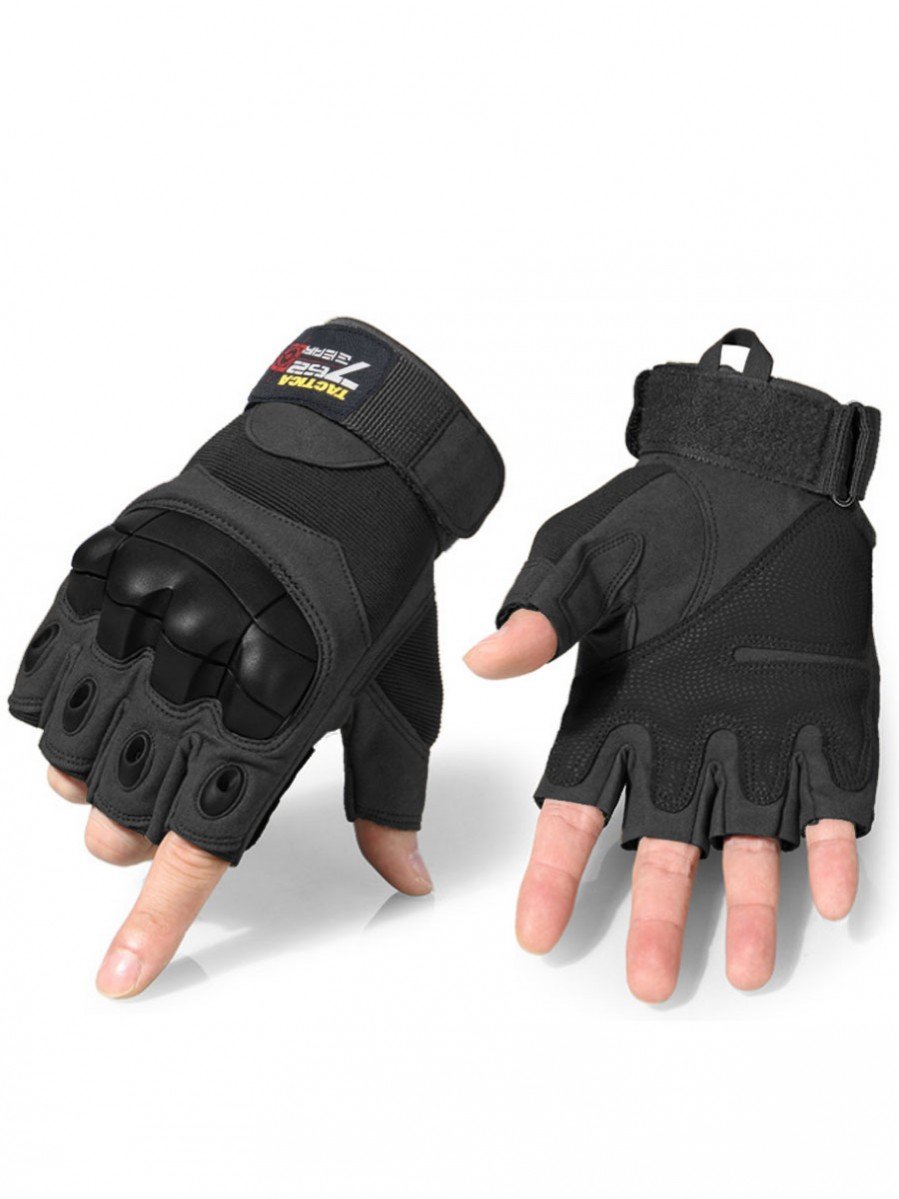 фото Тактические перчатки беспалые army tactical gloves, 762 gear, цвет черный (black) xl 7.62 tactical design