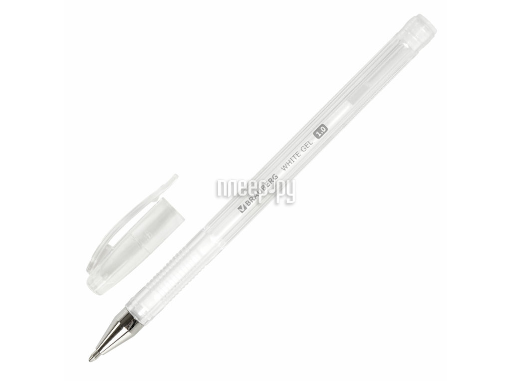 

Ручка гелевая Brauberg White Pastel белая 0,5 мм