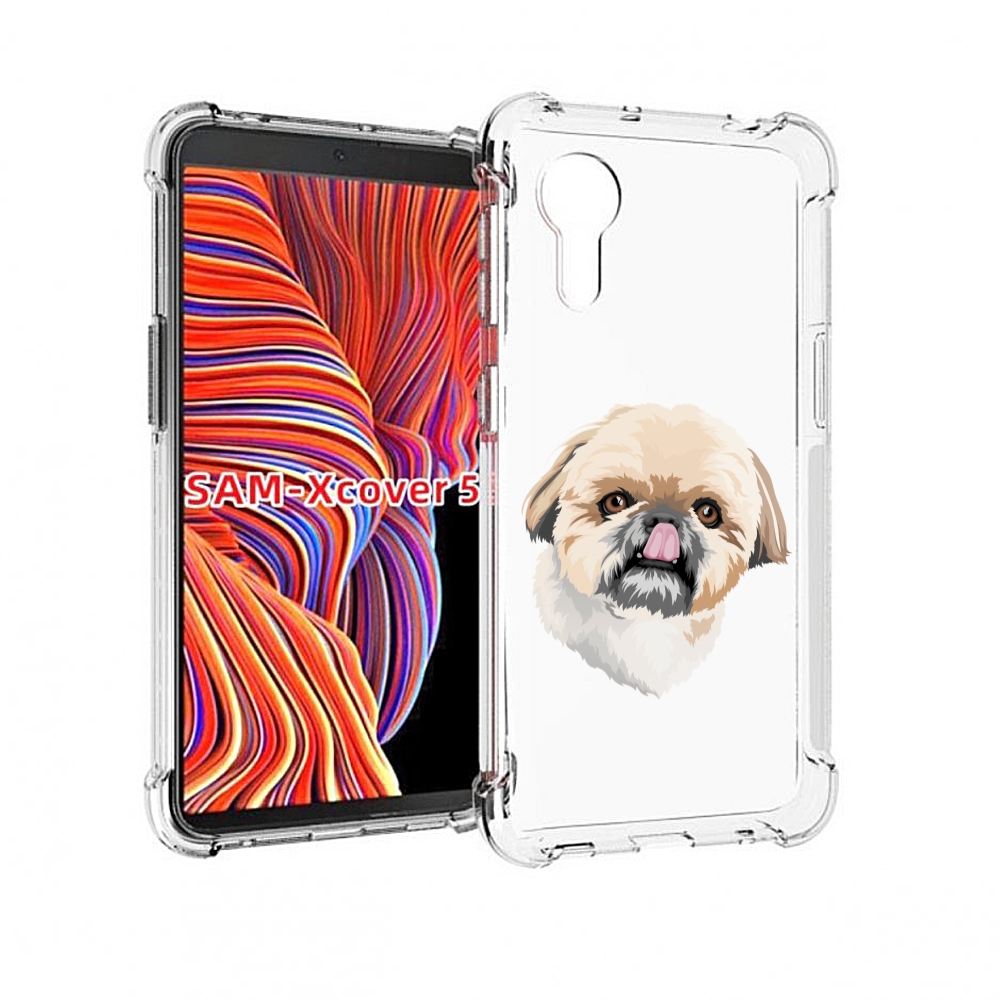 

Чехол MyPads собачка-с-язычком для Samsung Galaxy Xcover 5, Прозрачный, Tocco