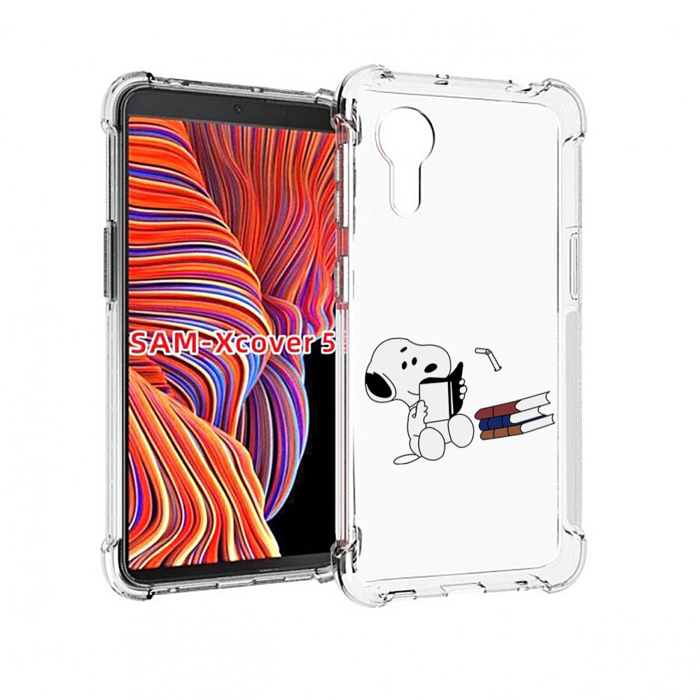 Чехол MyPads собака-с-книжками для Samsung Galaxy Xcover 5