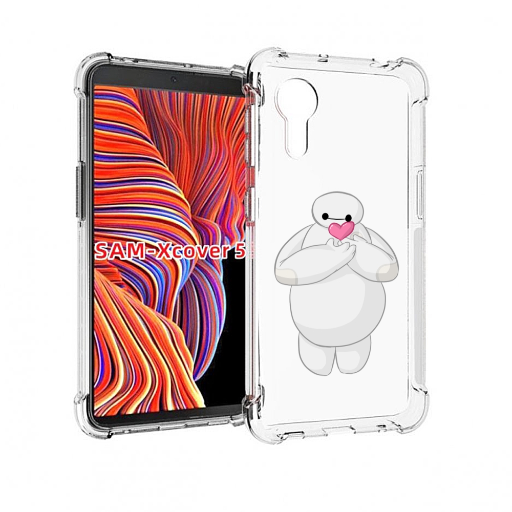 

Чехол MyPads снеговик-с-сердечком для Samsung Galaxy Xcover 5, Прозрачный, Tocco