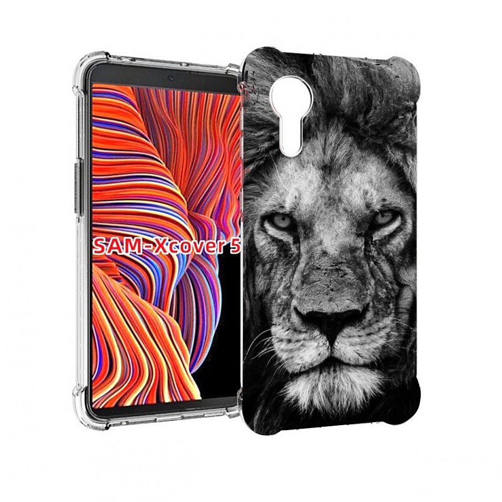 

Чехол MyPads смуглый лев мужской для Samsung Galaxy Xcover 5, Прозрачный, Tocco