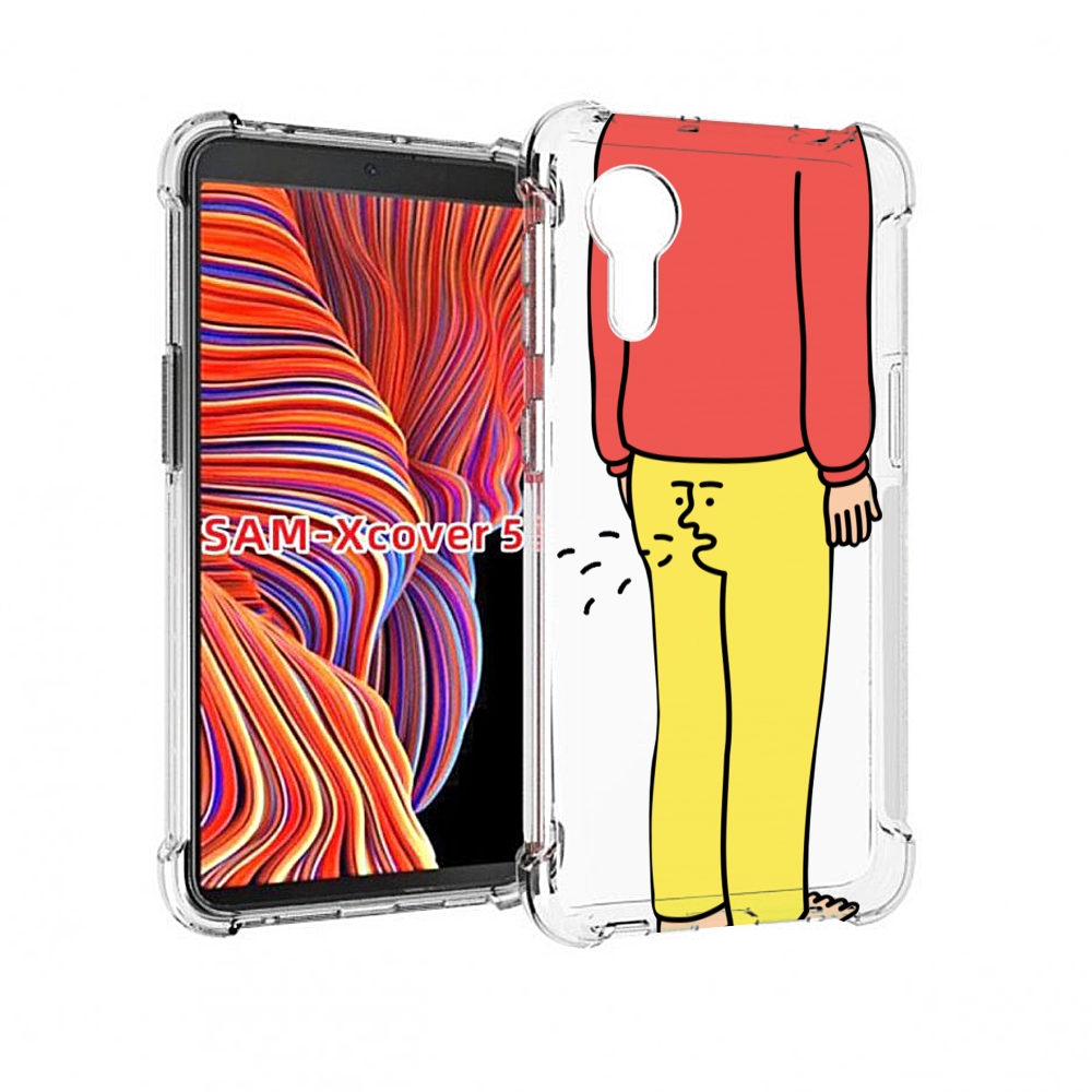 

Чехол MyPads смешной-мужчина для Samsung Galaxy Xcover 5, Прозрачный, Tocco
