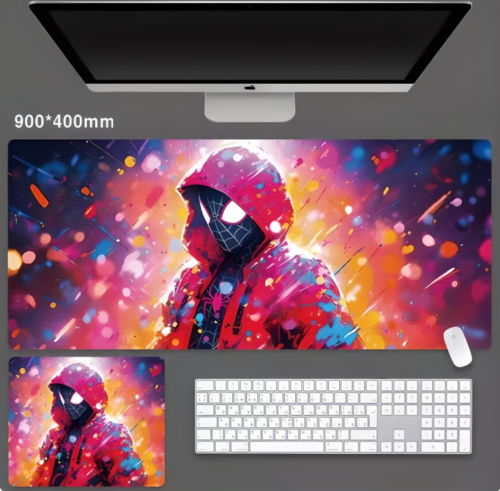 

Игровой коврик для мыши и клавиатуры NoBrand Spider-100 (ART-26), Разноцветный, Spider-100