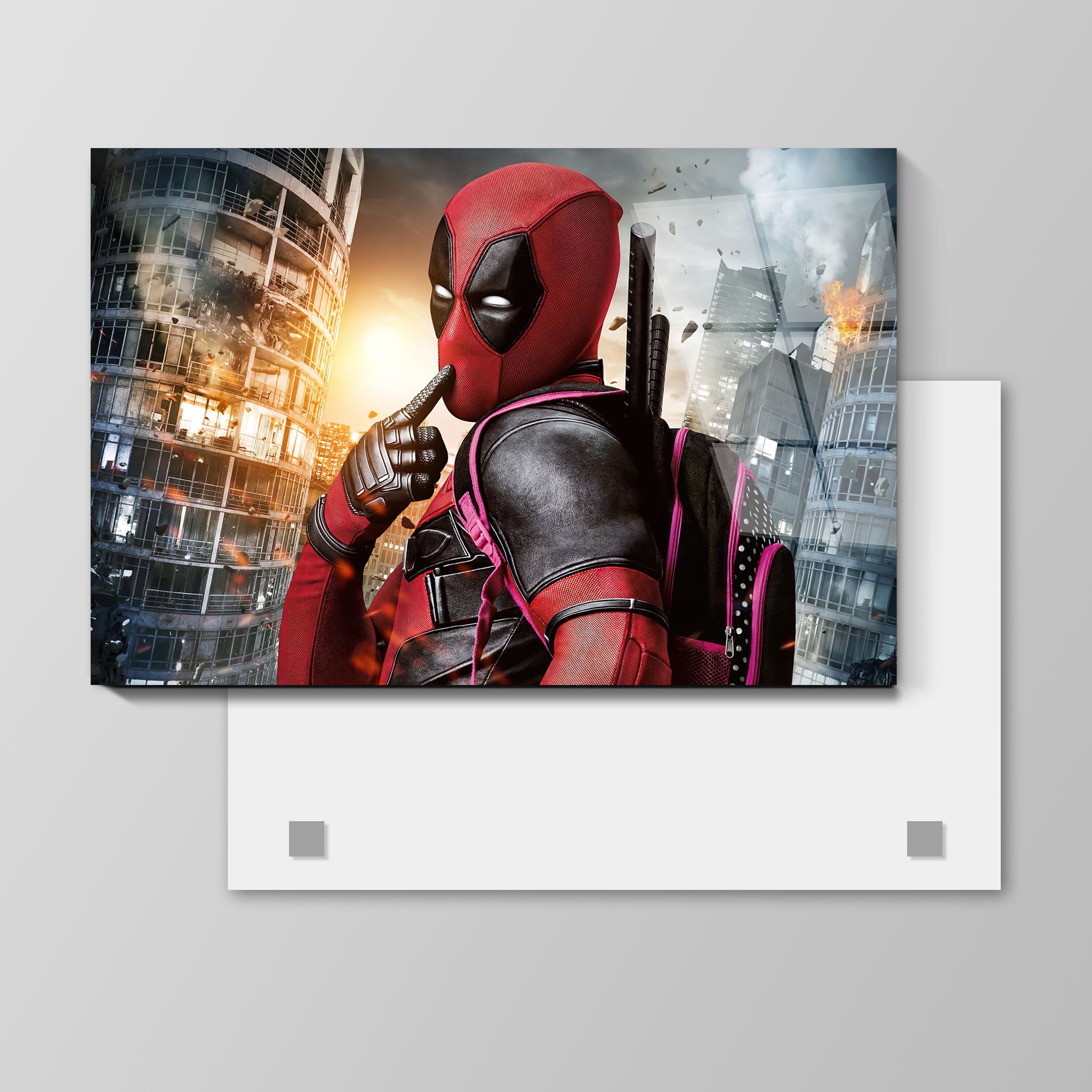 

Картина Дэдпул 50х75 см на стекле 485439126, 485439126