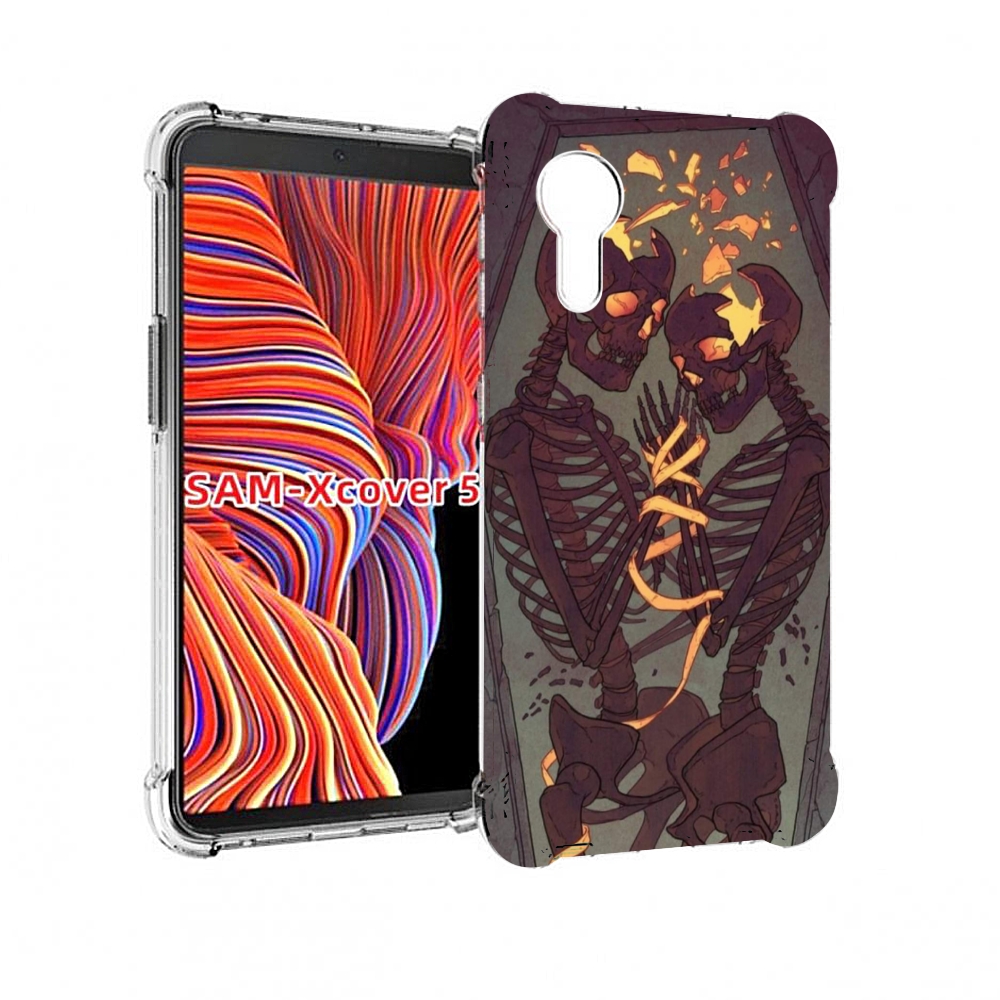 

Чехол MyPads скелеты в гробу для Samsung Galaxy Xcover 5, Прозрачный, Tocco