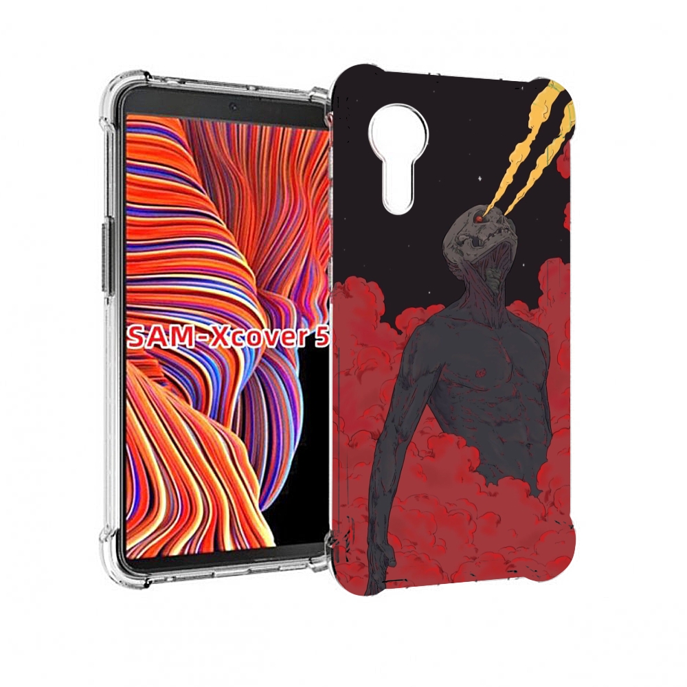 

Чехол MyPads скелет в красном дыму для Samsung Galaxy Xcover 5, Прозрачный, Tocco