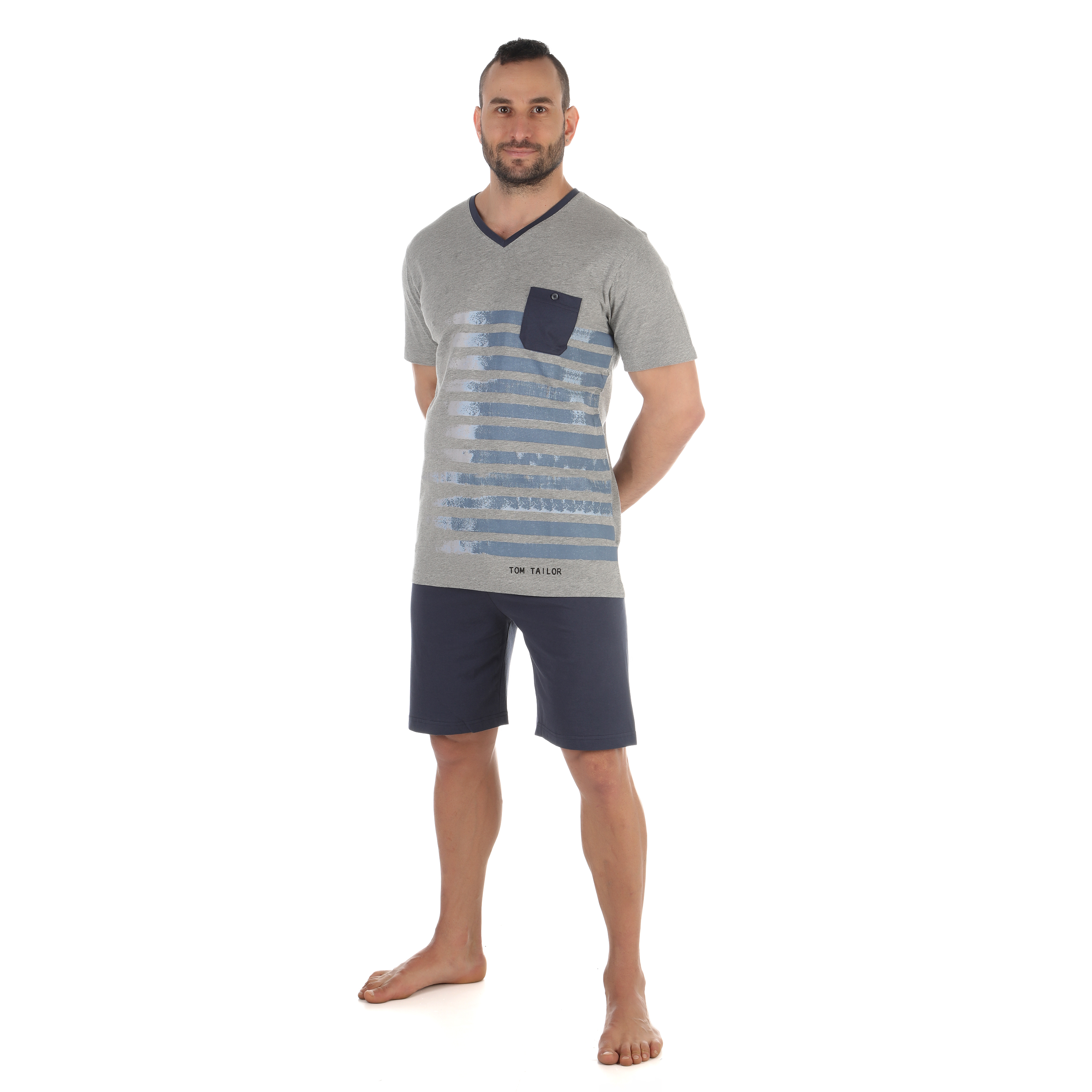 

Костюм домашний мужской TOM TAILOR 70973/5609 серый XL, 70973/5609