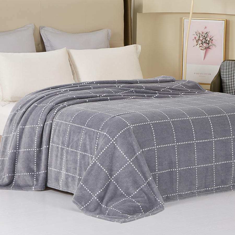 

Плед на кровать с рисунком Cleo Home California Collection полуторный 150х200 велсофт, California Collection