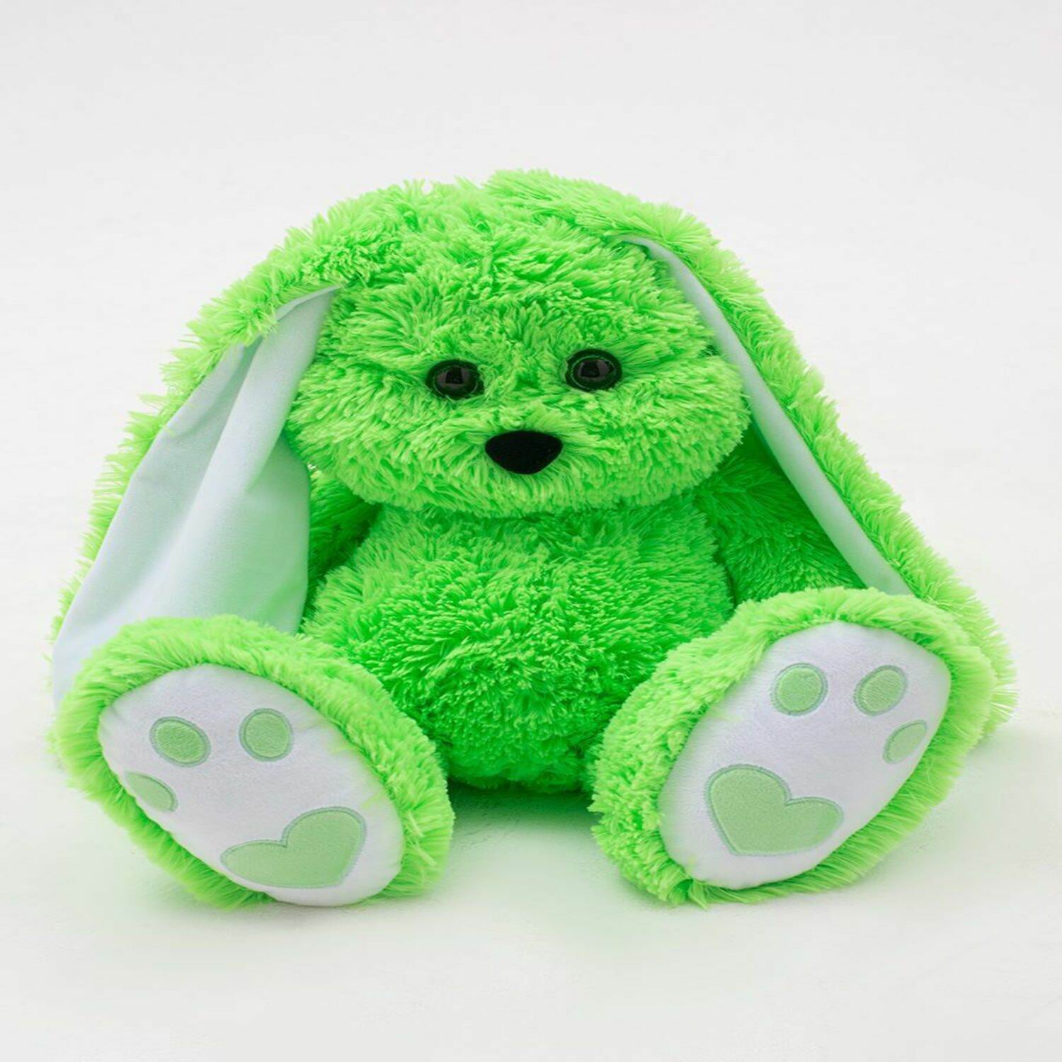 Мягкая игрушка Fixsitoysi Заяц Малыш, салатовый, 60 см