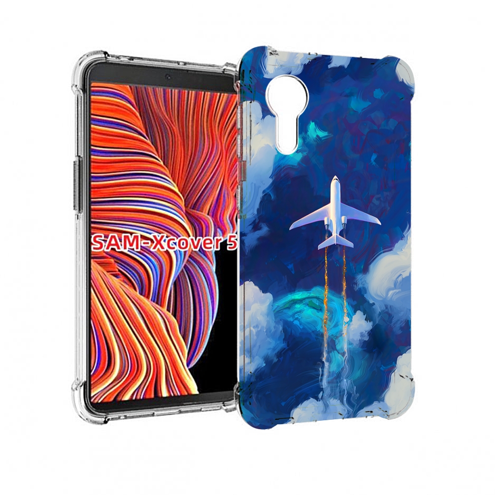 

Чехол MyPads самолет-в-небе-рисунок для Samsung Galaxy Xcover 5, Прозрачный, Tocco