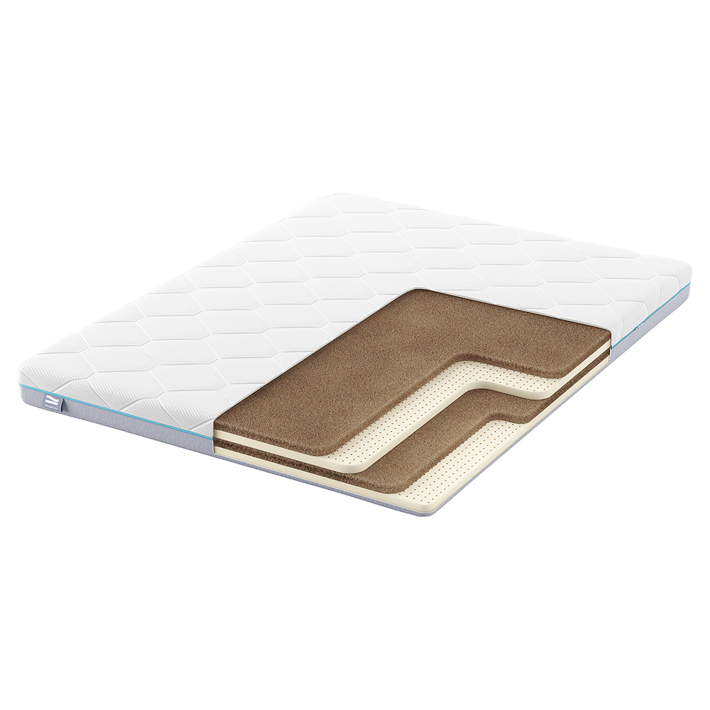 

Матрас анатомический PROMTEX Roll Cocos Strutto 15 140x190 беспружинный, Белый, Corso 12