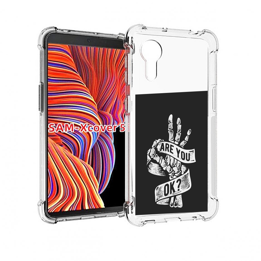 

Чехол MyPads рука-скелета для Samsung Galaxy Xcover 5, Прозрачный, Tocco
