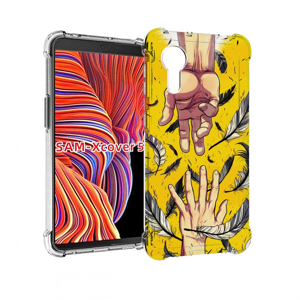 

Чехол MyPads рука-в-руку для Samsung Galaxy Xcover 5, Прозрачный, Tocco