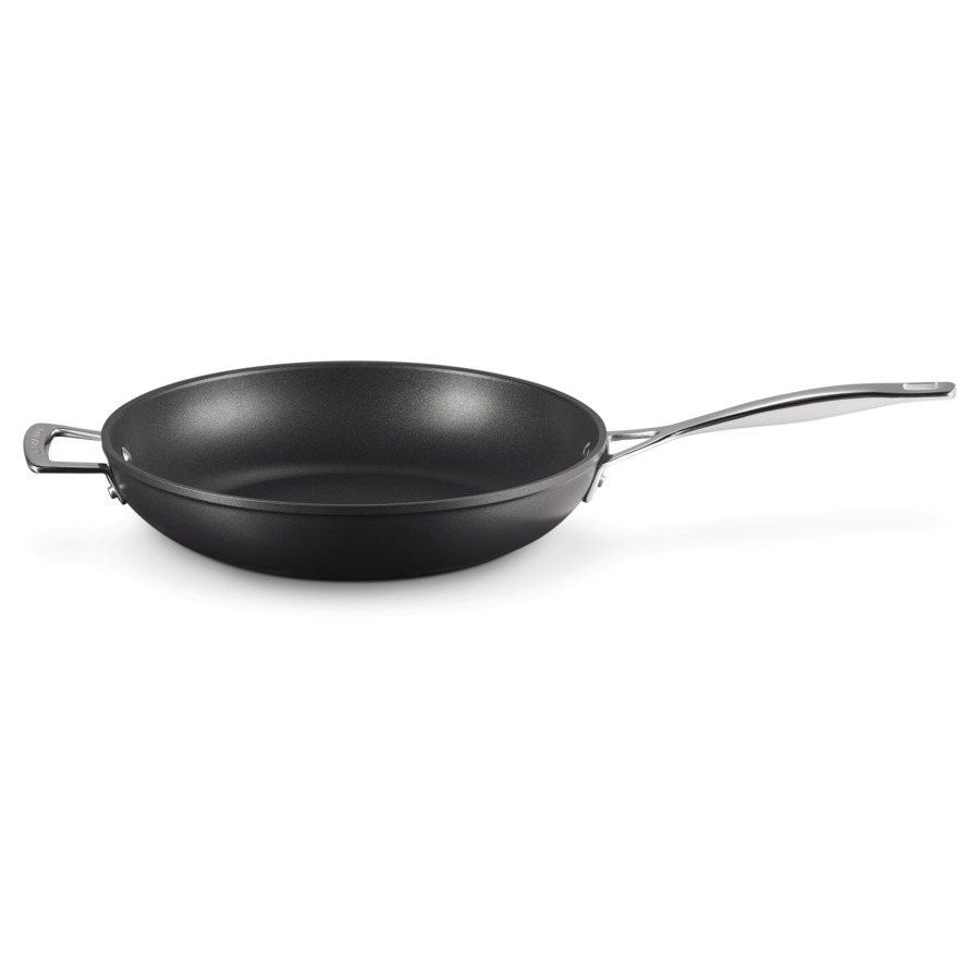 фото Сковорода с дополнительной ручкой le creuset toughened non-stick 30 см, алюминий