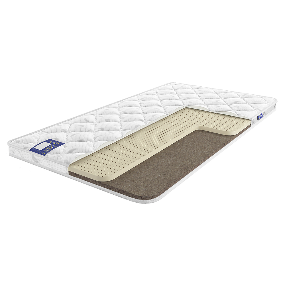 

Матрас-топпер CityFlex Twist lite K3L3, Беспружинный, 80x190 см, Белый, Twist lite K3L3