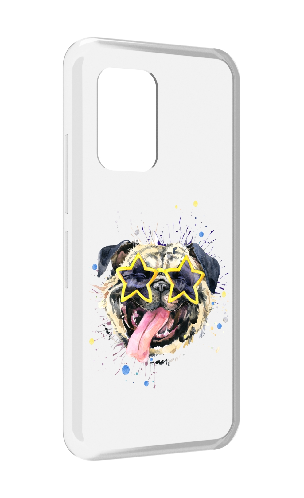 

Чехол MyPads мопс боксер для UMIDIGI Bison GT, Прозрачный, Tocco