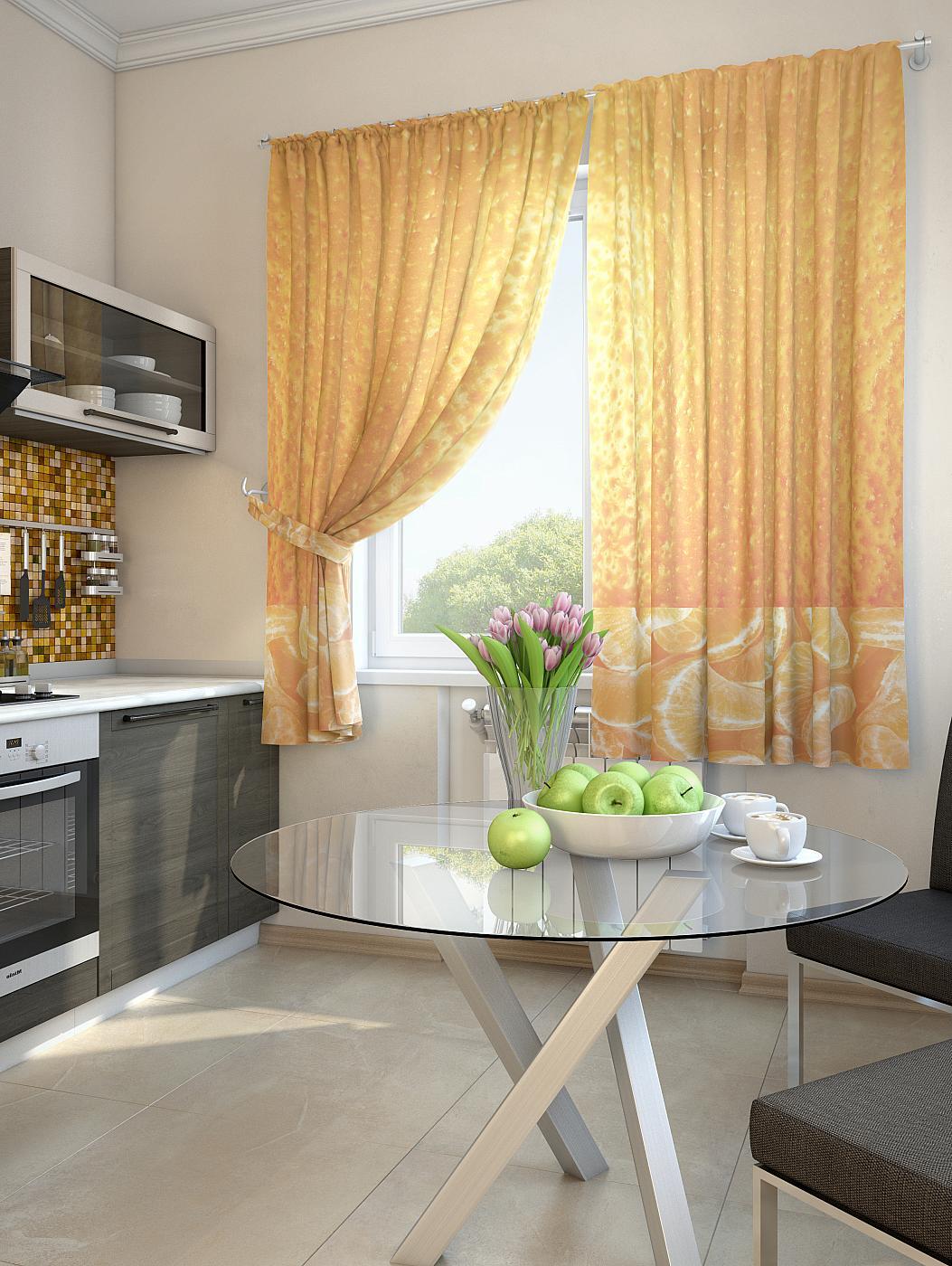 

Комплекты штор AT HOME Оранж высота 180 см, ширина 150 см, Желтый/золото, 920105