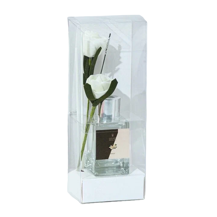 Аромадиффузор 50 мл, Классика, ваниль, 2 палочки+цветок
