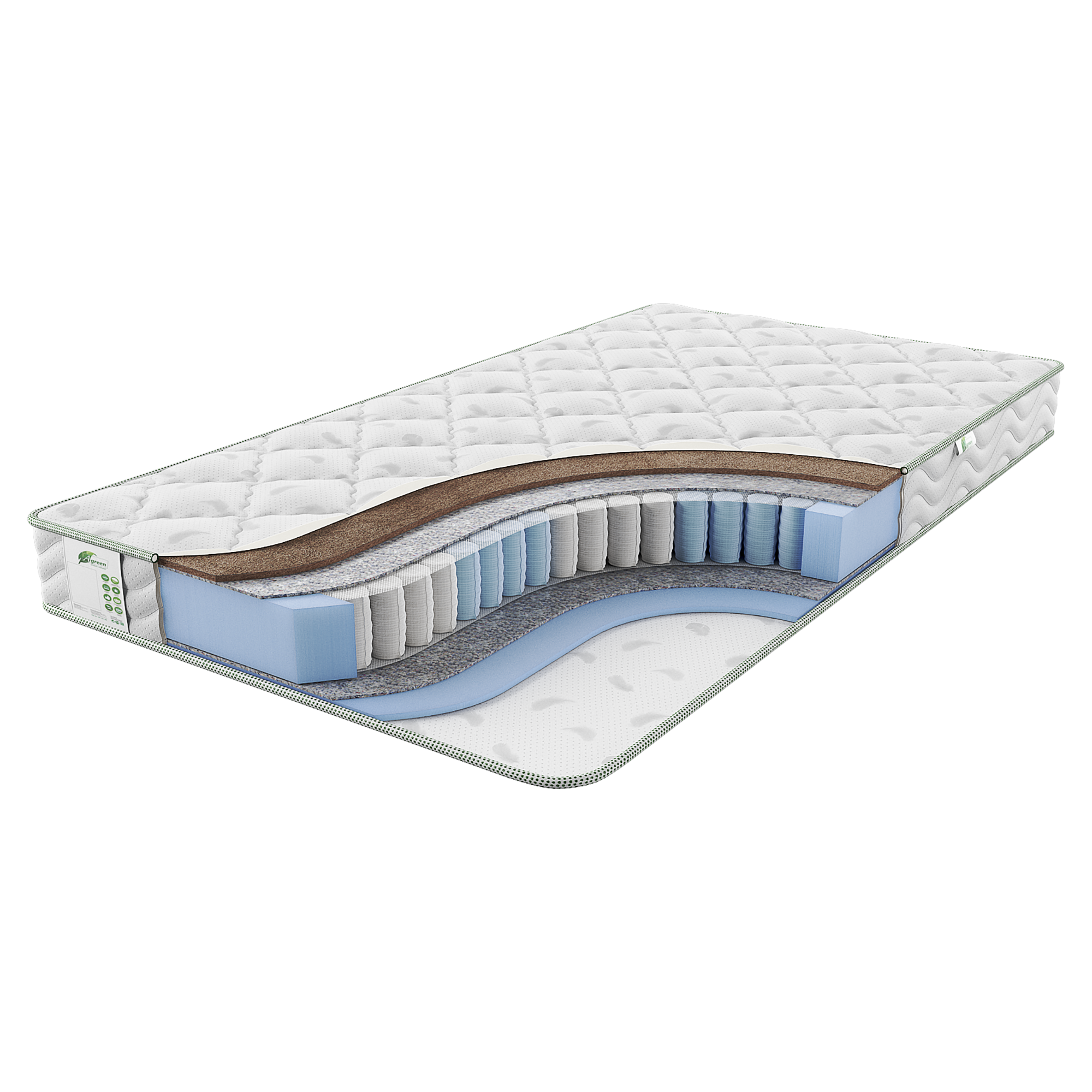 

Матрас Agreen Clean Madrid 160х200, Белый, Clean Madrid