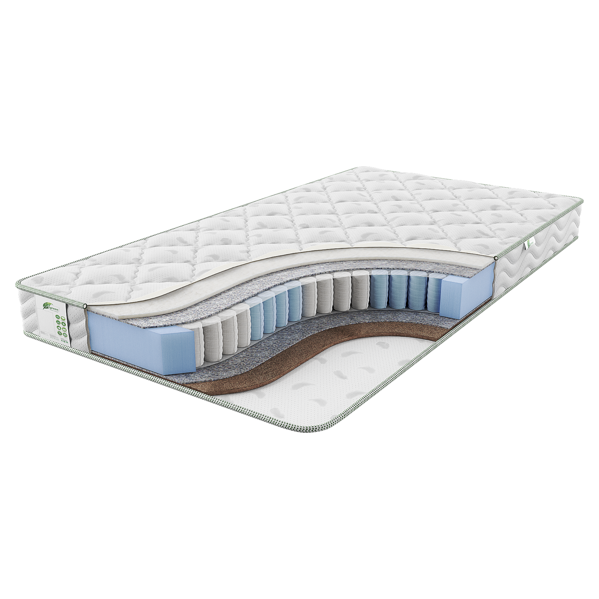 

Матрас Agreen Clean Kinso 80х160, Белый, Clean Kinso