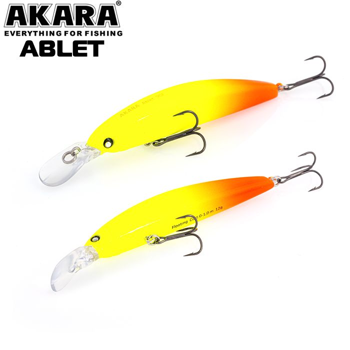 

Воблер Akara Ablet 90F 12гр 3/7 oz 3,5 in A164, Разноцветный, Ablet