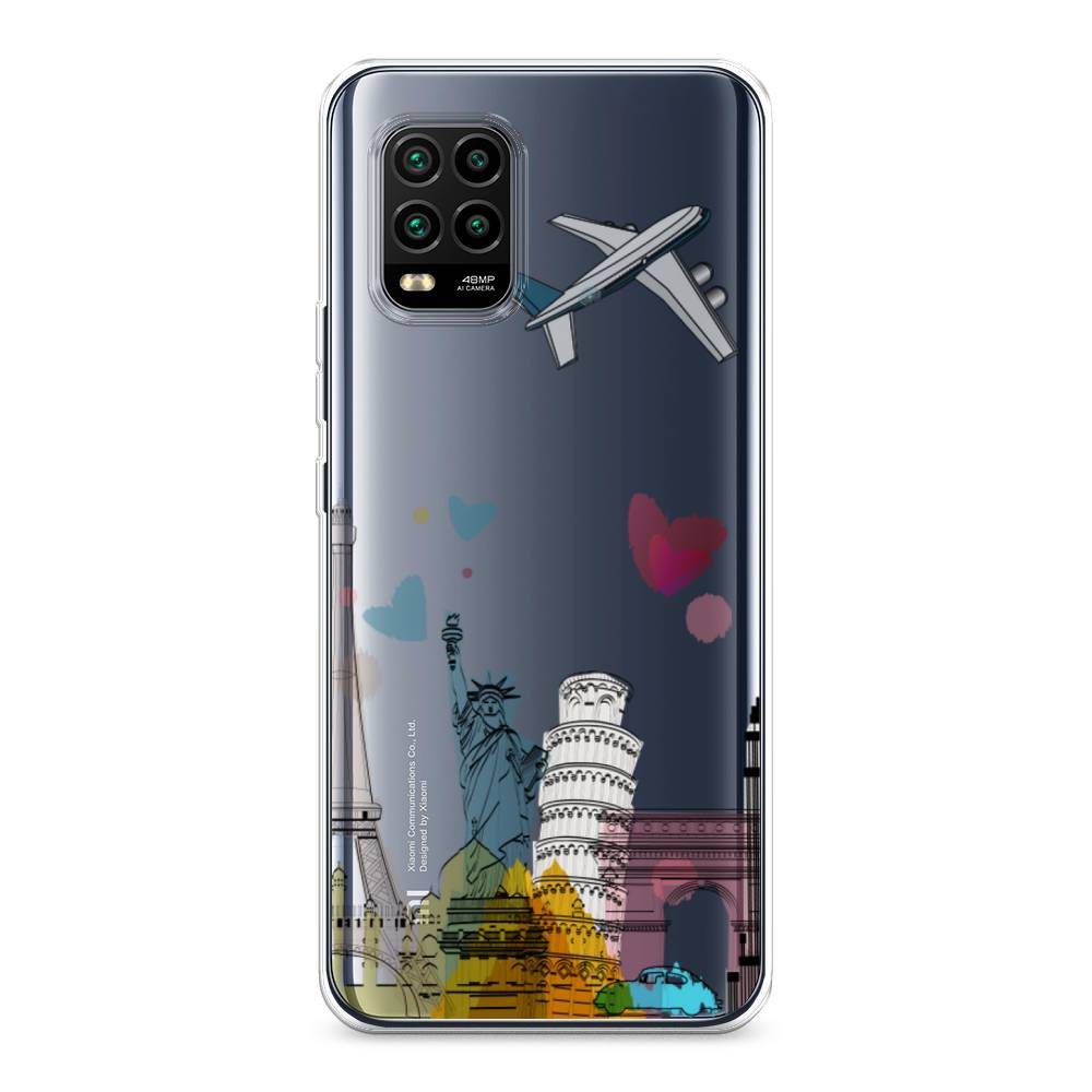 

Чехол Awog на Xiaomi Mi 10 Lite "Самолет путешествий", Разноцветный, 38550-10