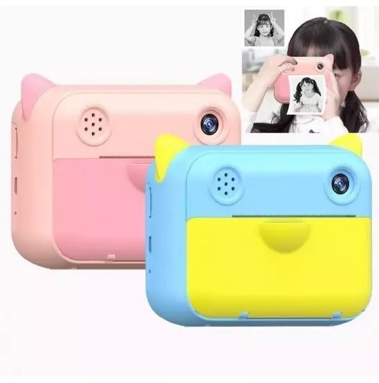 

Детская камера с мгновенной печатью снимков Children's Print Camera, розовый