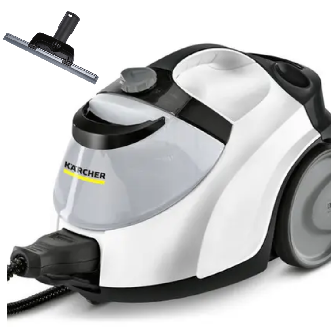 

Пароочиститель Karcher SC 5 EasyFix белый, SC 5 EasyFix+насадка для стекла IVAHAVI