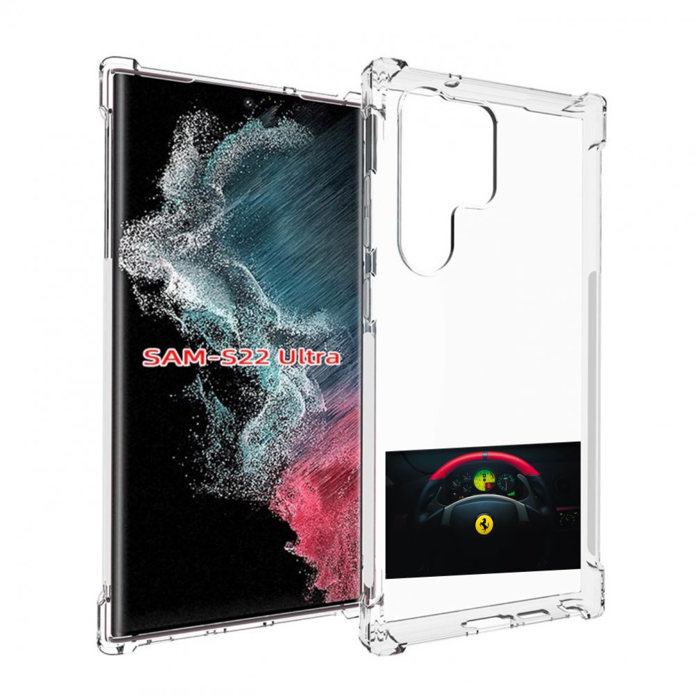 

Чехол MyPads ferrari 2 для Samsung Galaxy S23 Ultra, Прозрачный, Tocco