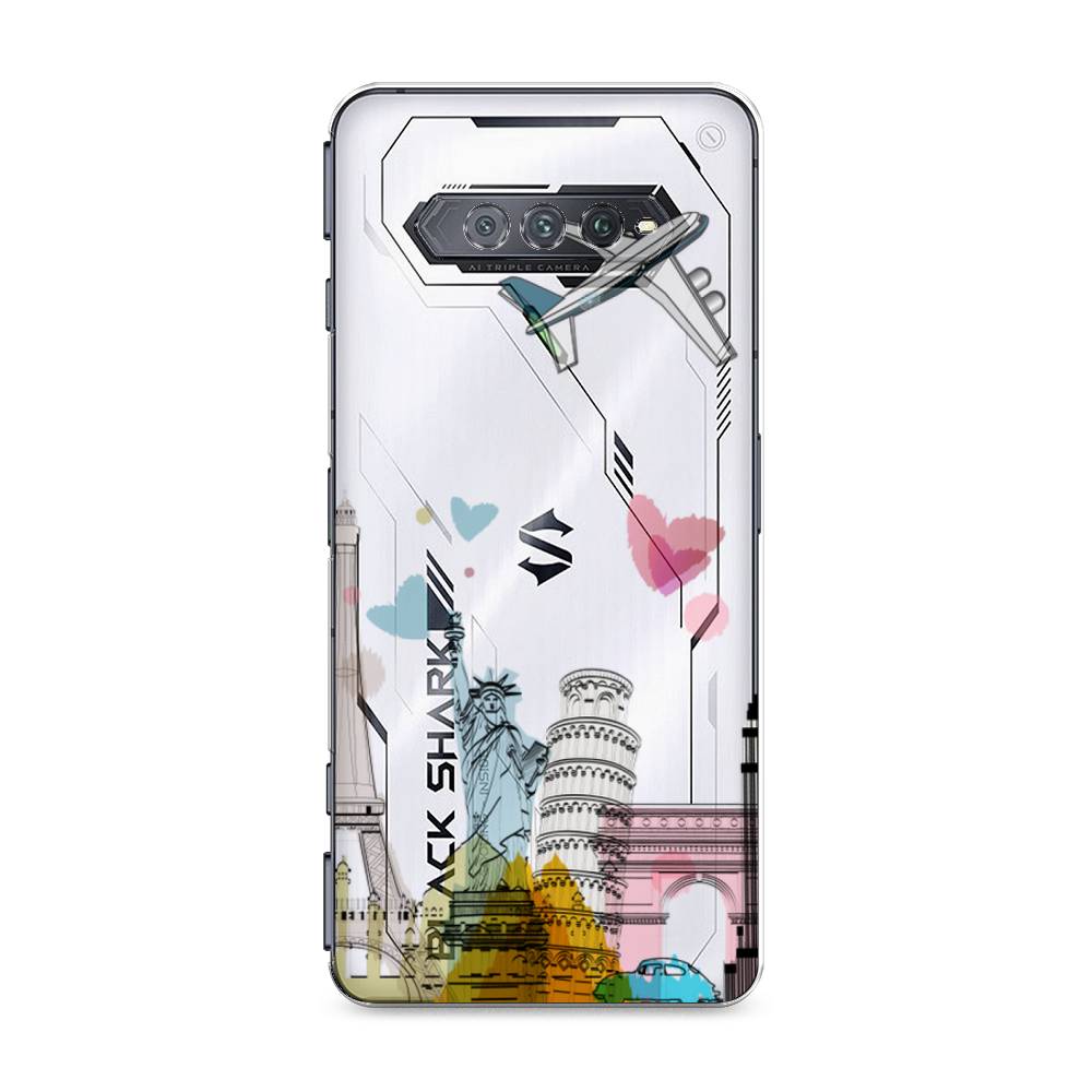 

Чехол Awog на Xiaomi Black Shark 4/4S/4S Pro/4 Pro "Самолет путешествий", Разноцветный, 311650-10