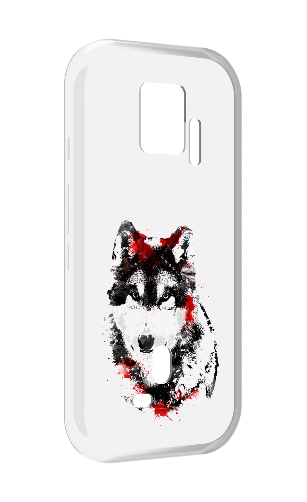 

Чехол MyPads кровавый волк для ZTE Nubia Red Magic 7S Pro, Прозрачный, Tocco