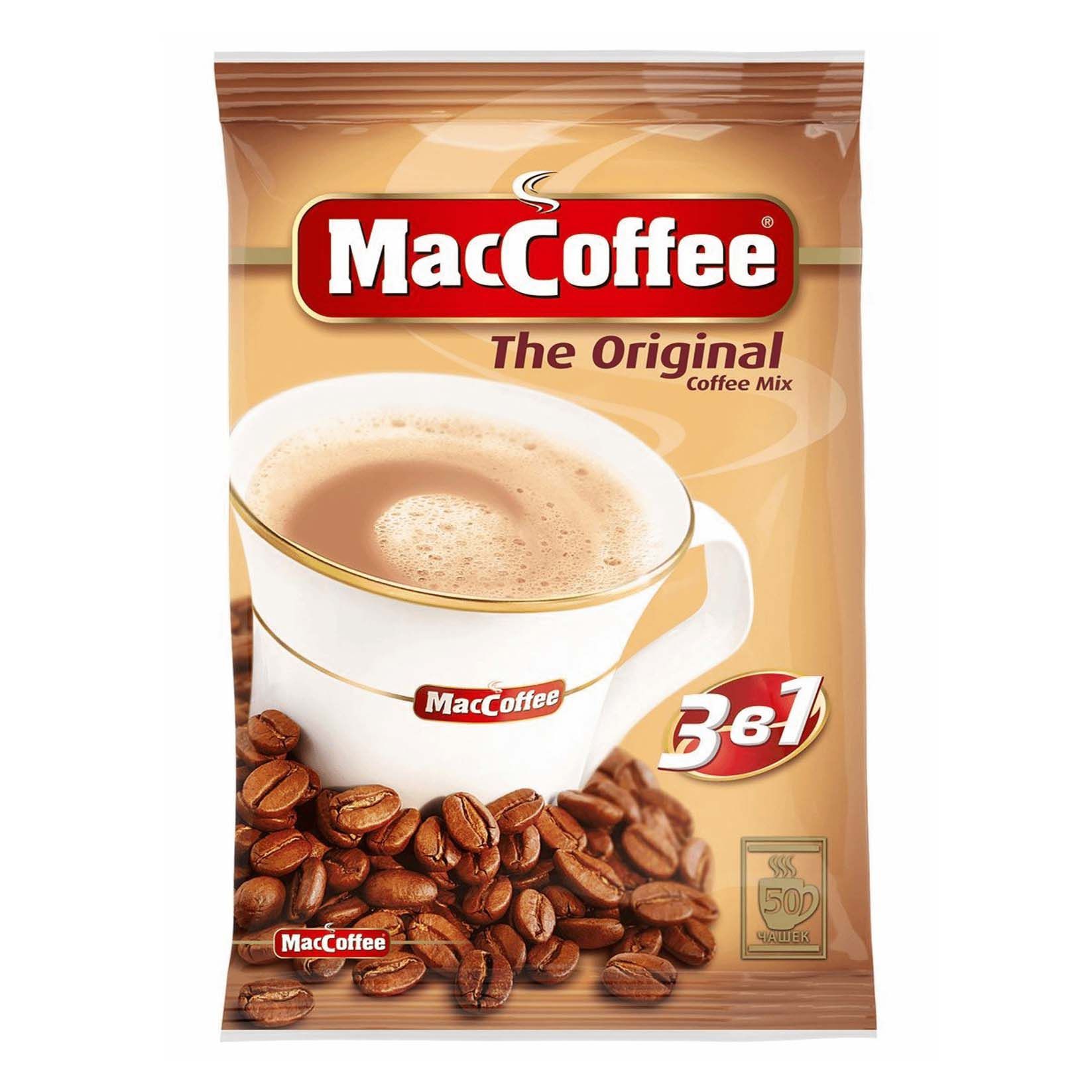 Кофейный напиток MacCoffee 3 в 1 Оригинальный растворимый 20 г