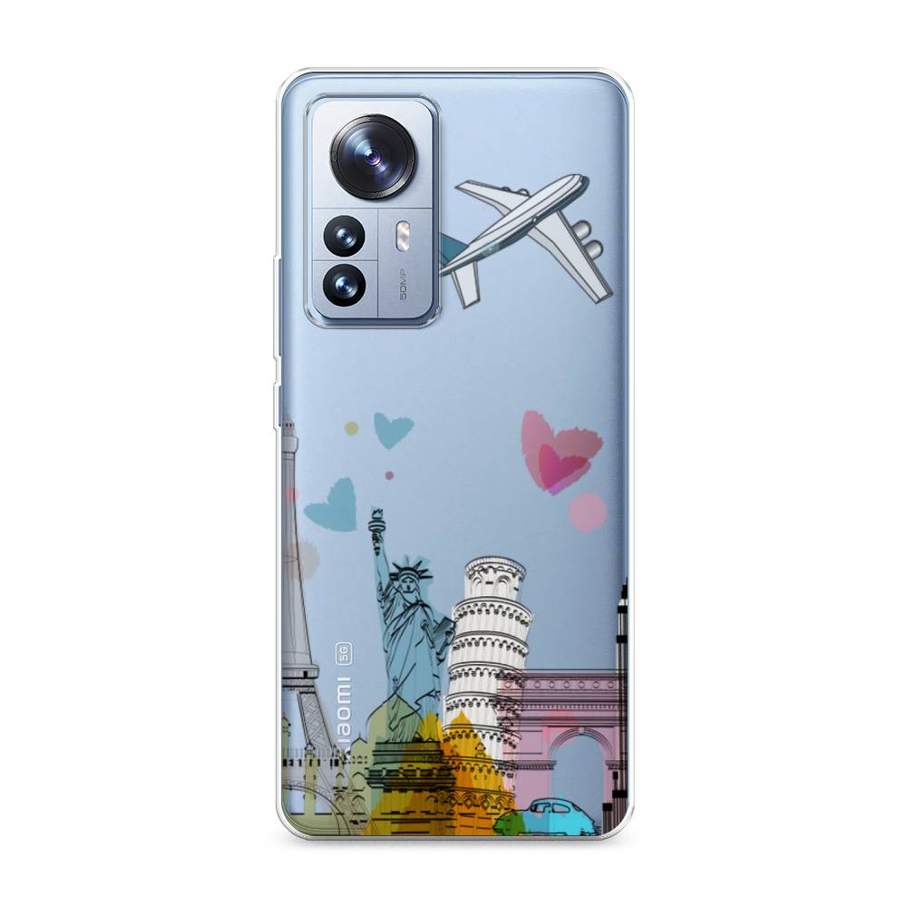 

Чехол Awog на Xiaomi 12 Pro "Самолет путешествий", Разноцветный, 314450-10