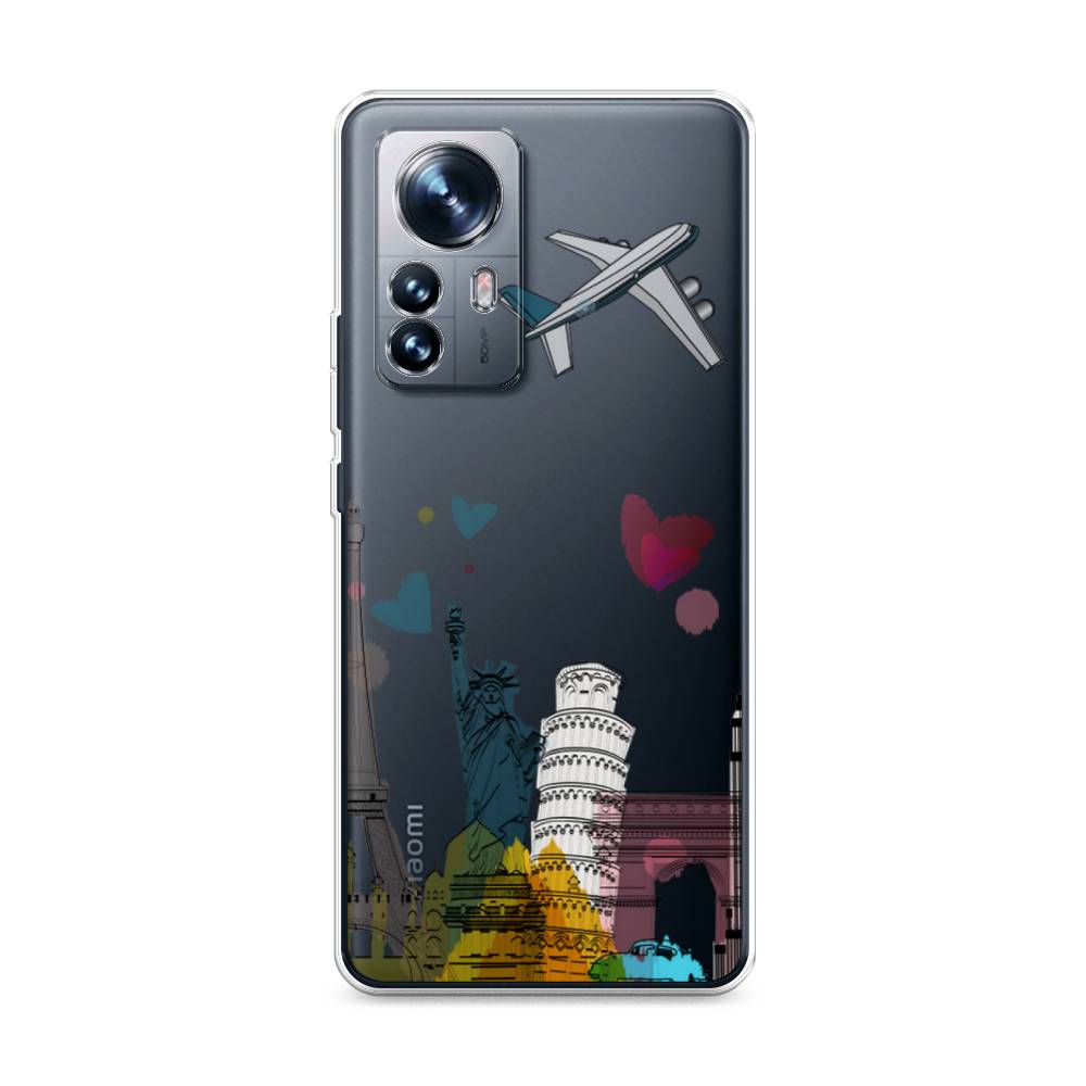 

Чехол Awog на Xiaomi 12 "Самолет путешествий", Разноцветный, 312350-10