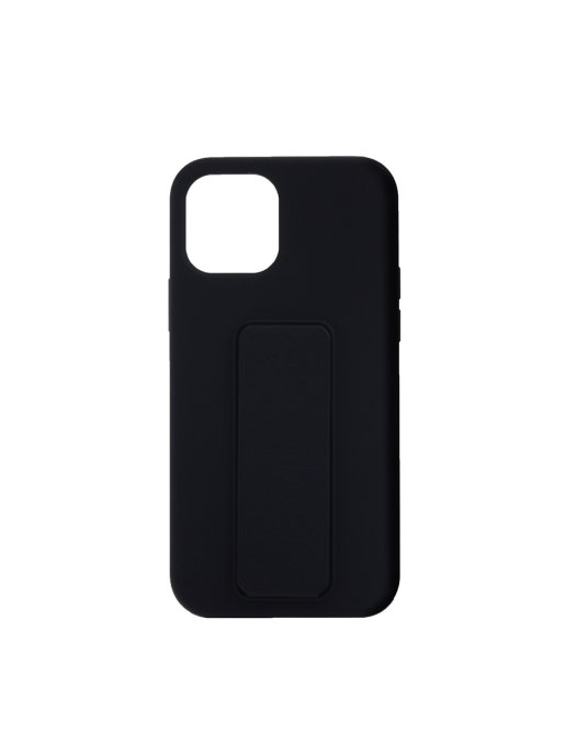 

Чехол QVATRA с магнитом и подставкой для iPhone 12 PRO MAX Black, case_silicone_holder13