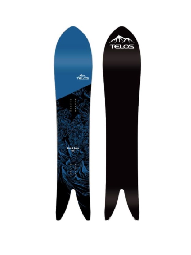 Сноуборд Telos Ride/Seek Swallow Tail синий 169 см 2022