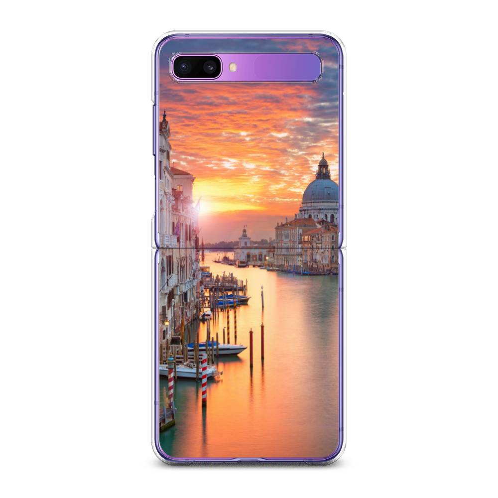 

Чехол на Samsung Galaxy Z Flip 1 "Восход 11", Розовый;оранжевый, 2107150-2