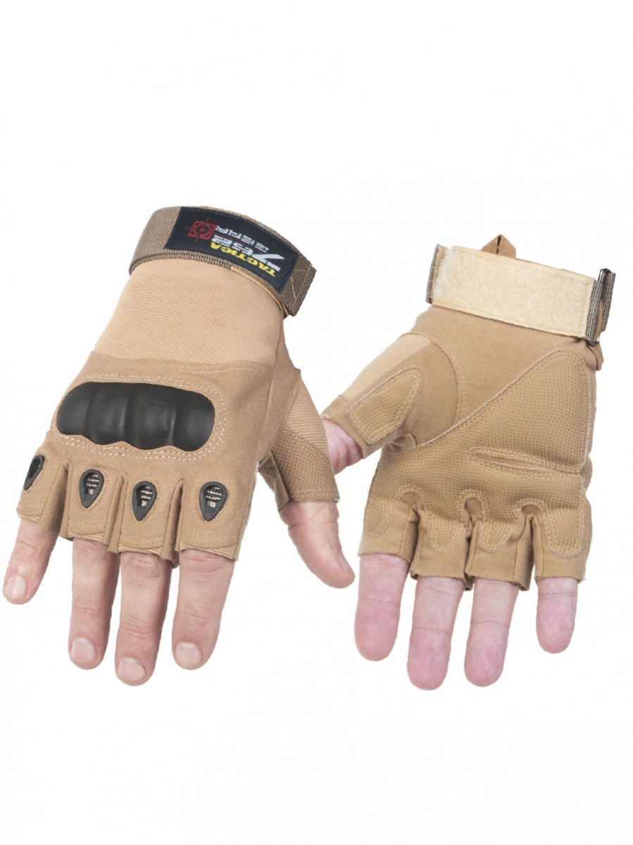 

Тактические перчатки беспалые Army Tactical Gloves, цвет Койот (Coyote) L, Бежевый, Тактические перчатки беспалые Army Tactical Gloves, цвет Койот (Coyote)