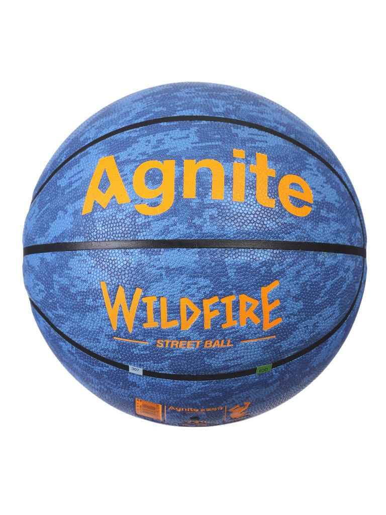 Мяч баскетбольный Agnite PU Basketball Wildfire 7 073 синийоранжевый 7 2889₽