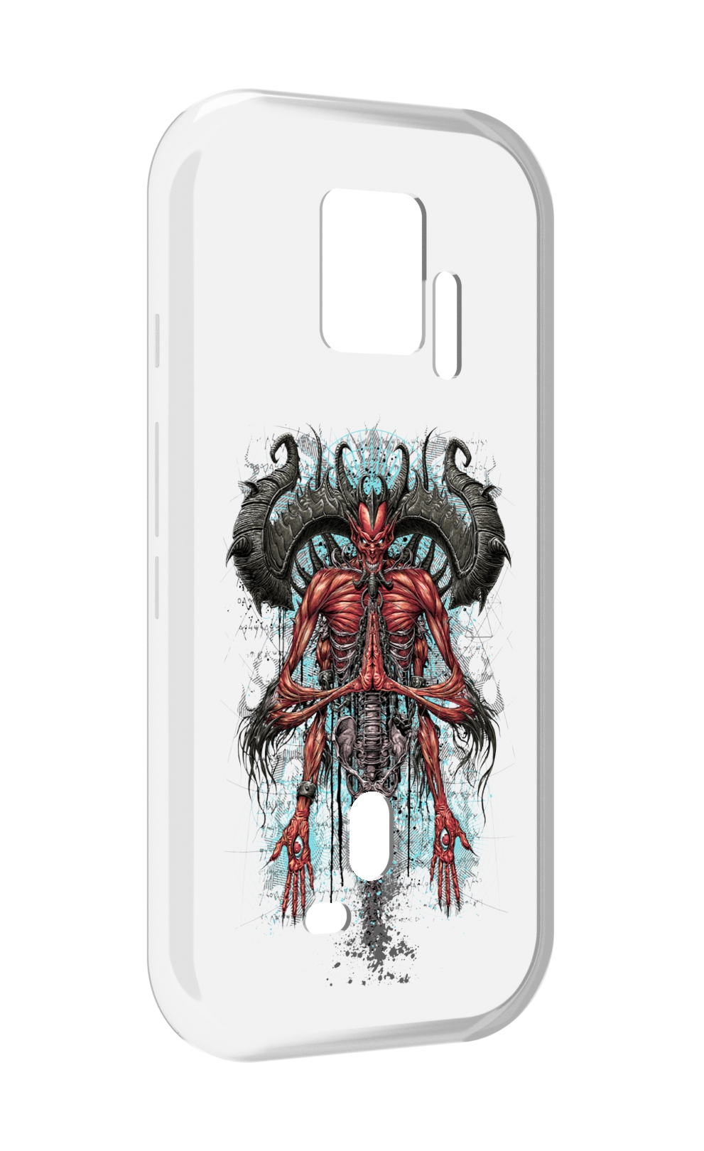 

Чехол MyPads дьявол для ZTE Nubia Red Magic 7S Pro, Прозрачный, Tocco