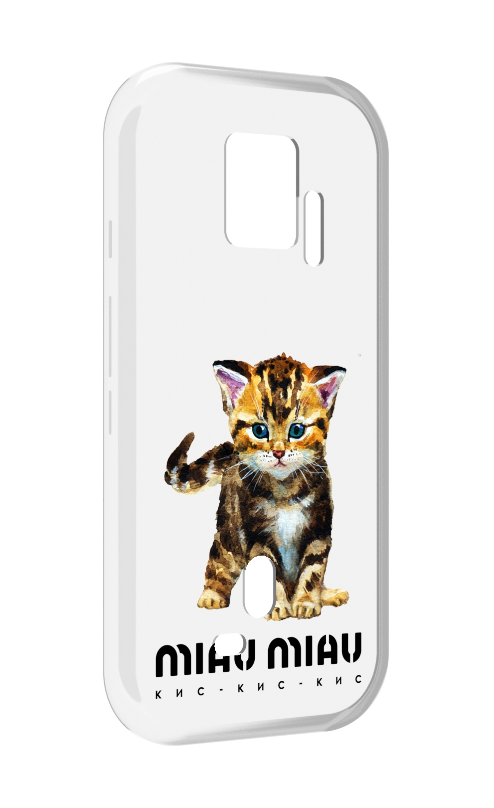 

Чехол MyPads Бренд miau miau для ZTE Nubia Red Magic 7S Pro, Прозрачный, Tocco