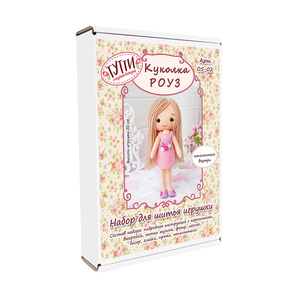 Набор для шитья ТУТТИ Куколка Роуз