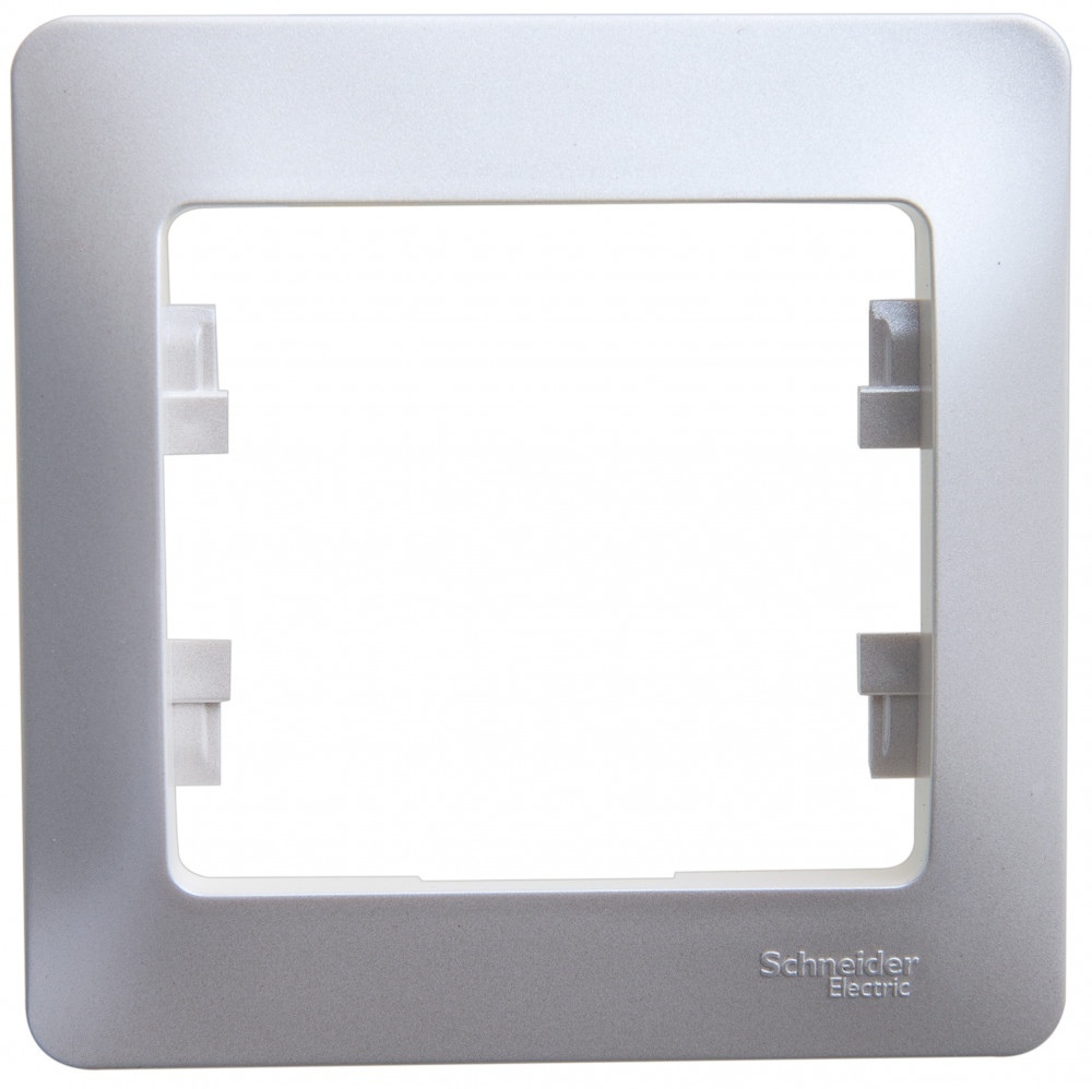 

Рамка 1-ая Перламутр Glossa Schneider Electric (комплект 9шт), Серый, Systeme Electric