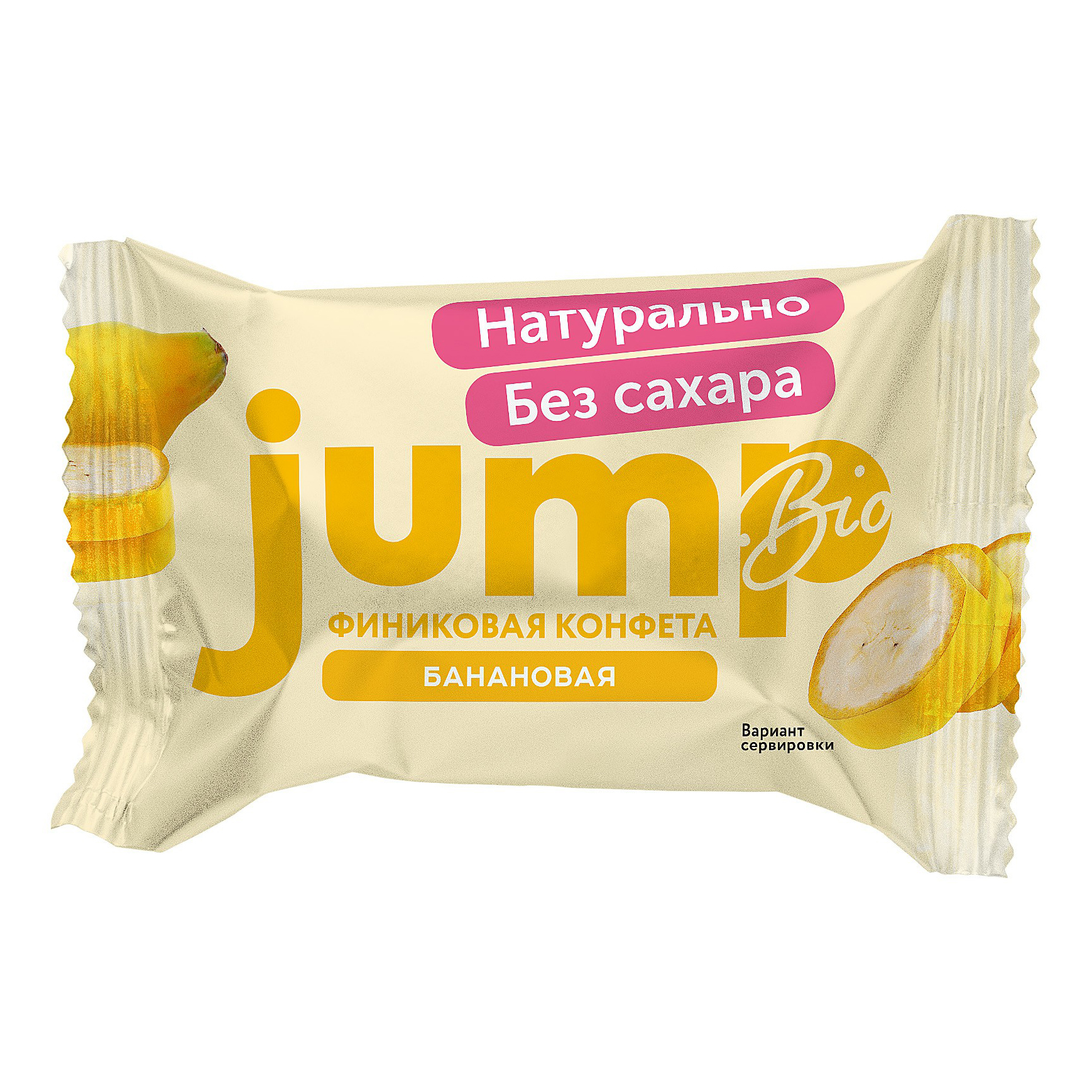 Конфета финиковая Jump Bio банановая без сахара