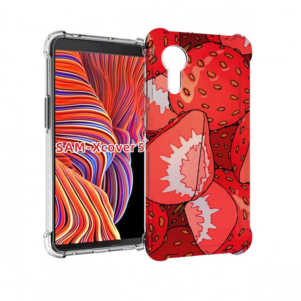 

Чехол MyPads рисованная-клубника для Samsung Galaxy Xcover 5, Прозрачный, Tocco