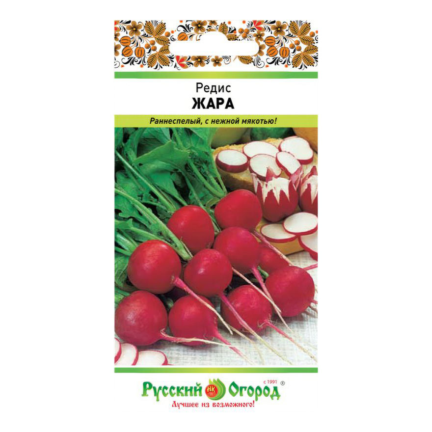 

Семена Редис Жара Русский огород 2 г