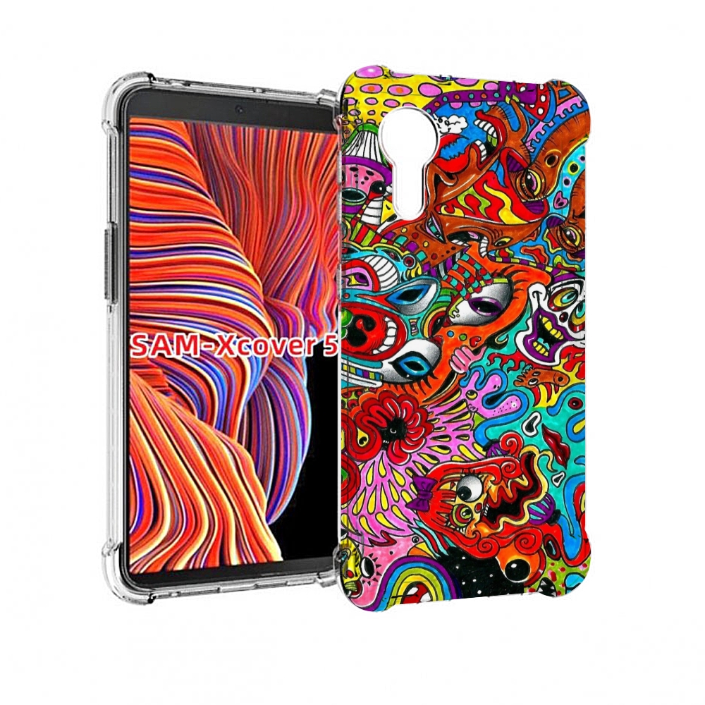 

Чехол MyPads разные абстракции яркие для Samsung Galaxy Xcover 5, Прозрачный, Tocco